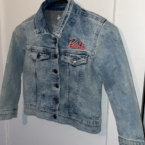 Barbie Jean denim jacket with Girl Revolution - Picture 5 of 9